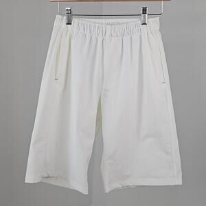Myles Everyday Active Short in White‎ | Men's Small Long 10"